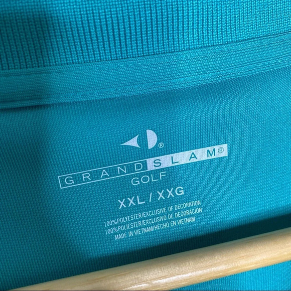 Grand Slam Blue Off Course Classic Fit Golf Polo Size XXL - Picture 4 of 9